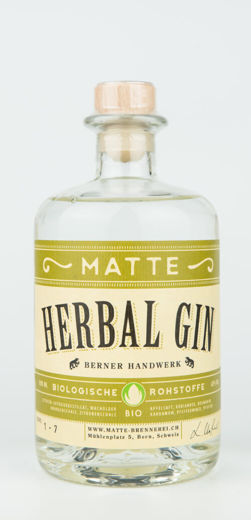 Berner Matte Bio Herbal Gin